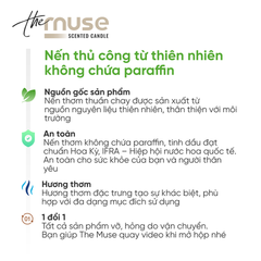 Nến thơm The Muse - Moon Light - Ánh sáng mùa lễ hội - Ảnh 5