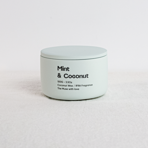 Nến thơm The Muse - Mint & Coconut - Hương Bạc Hà & Dừa - Ảnh 10