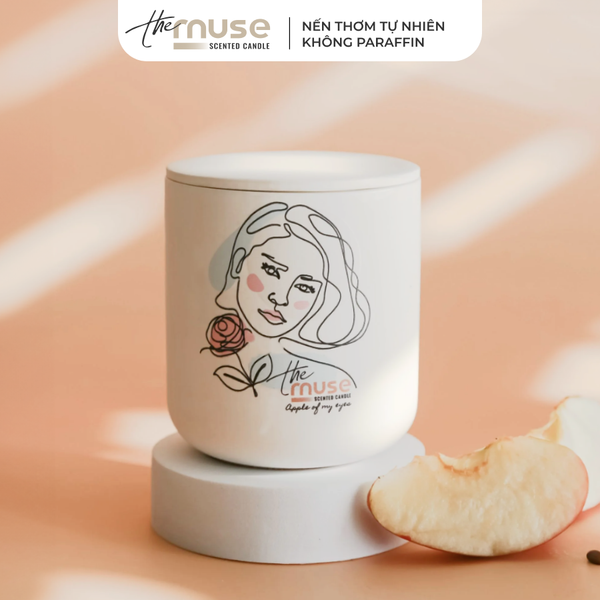 Nến thơm The Muse - Apple of my eyes - Hương Bánh Táo - Ảnh 3