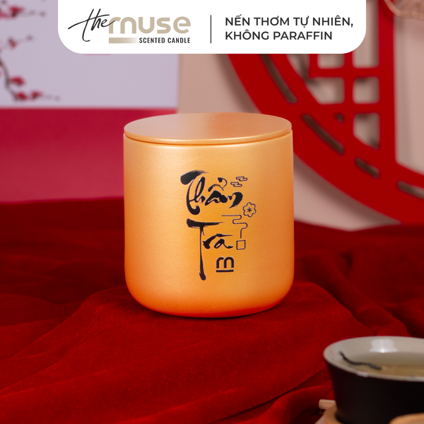 Nến thơm The Muse - Thẩm trà - Hương Trà Xanh - Ảnh 6