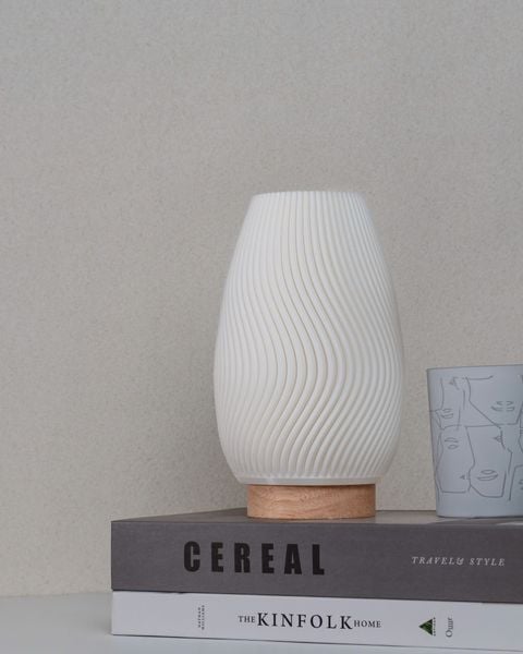 Lotus Lamp - Đèn bàn nghệ thuật lấy cảm hứng từ thiên nhiên - Ảnh 2
